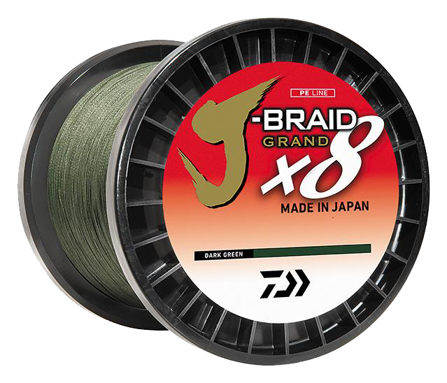 J-BRAID x8 GRAND BRAIDED LINE - DARK GREEN Premium Style Fan Collection