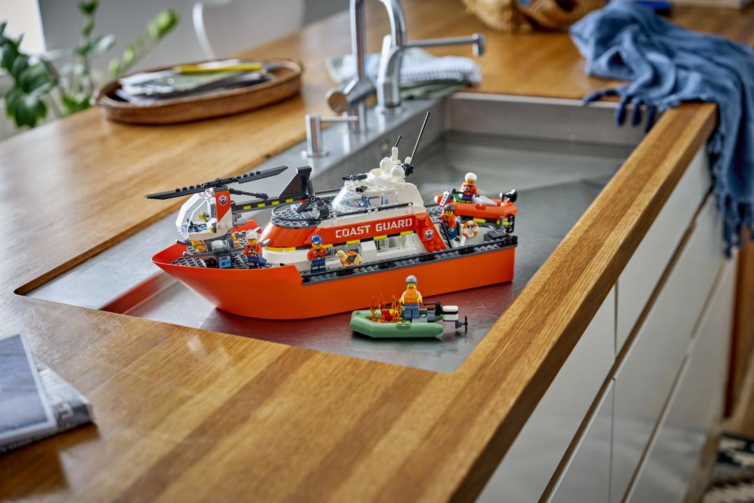 LEGO City Coast Guard Rescue Boat & Helicopter | 60504
