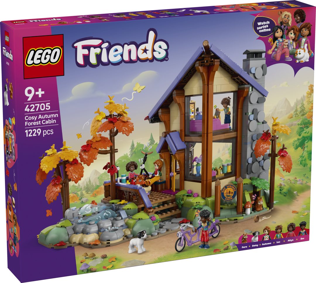 LEGO Friends Cozy Fall Forest Cabin | 42705