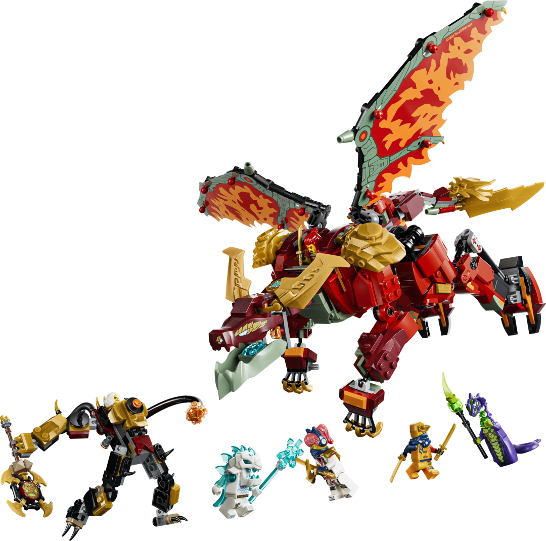 LEGO NINJAGO Wyldfyre's Transforming Dragon Mech | 71868