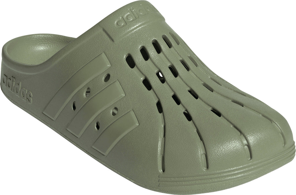 adidas Adilette Clog Sliders - Green | Everyday Comfort