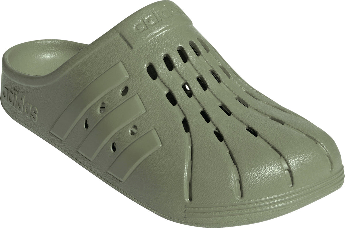 adidas Adilette Clog Sliders - Green | Everyday Comfort