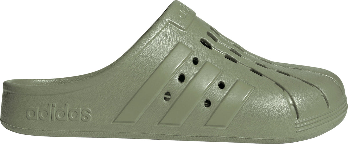 adidas Adilette Clog Sliders - Green | Everyday Comfort