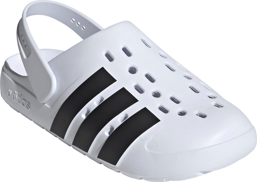 adidas Adilette Clog Sliders - White | Everyday Comfort
