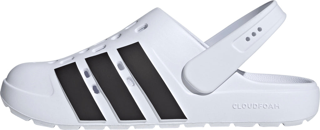 adidas Adilette Clog Sliders - White | Everyday Comfort
