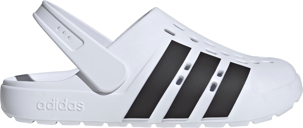 adidas Adilette Clog Sliders - White | Everyday Comfort