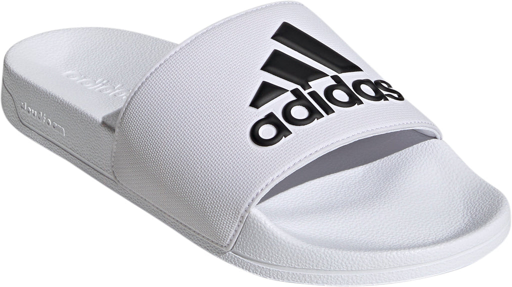 adidas Adilette Shower Sliders - White | Everyday Comfort