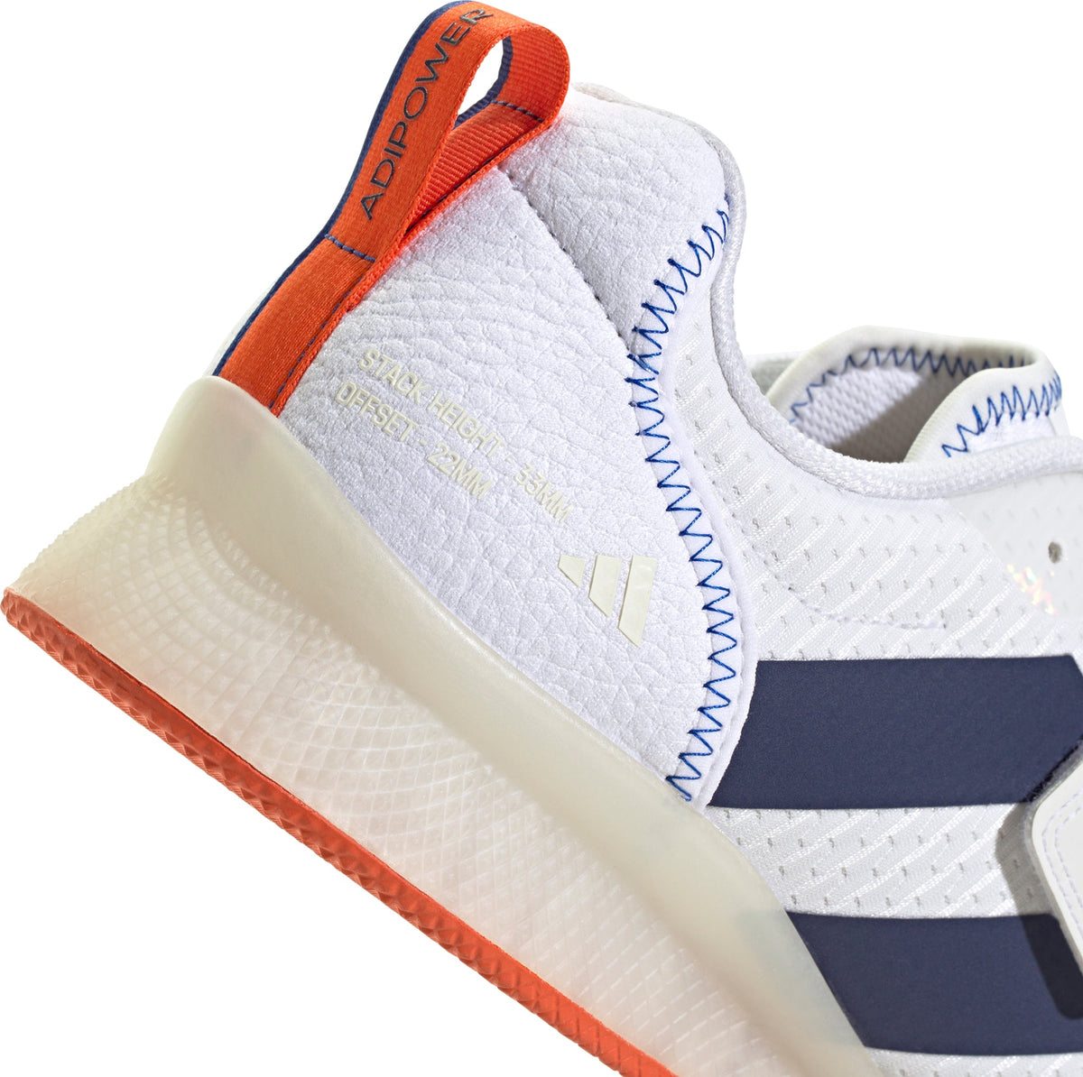 adidas Adipower 3 Men's Weightlifting Shoes - White | Training & Fitness