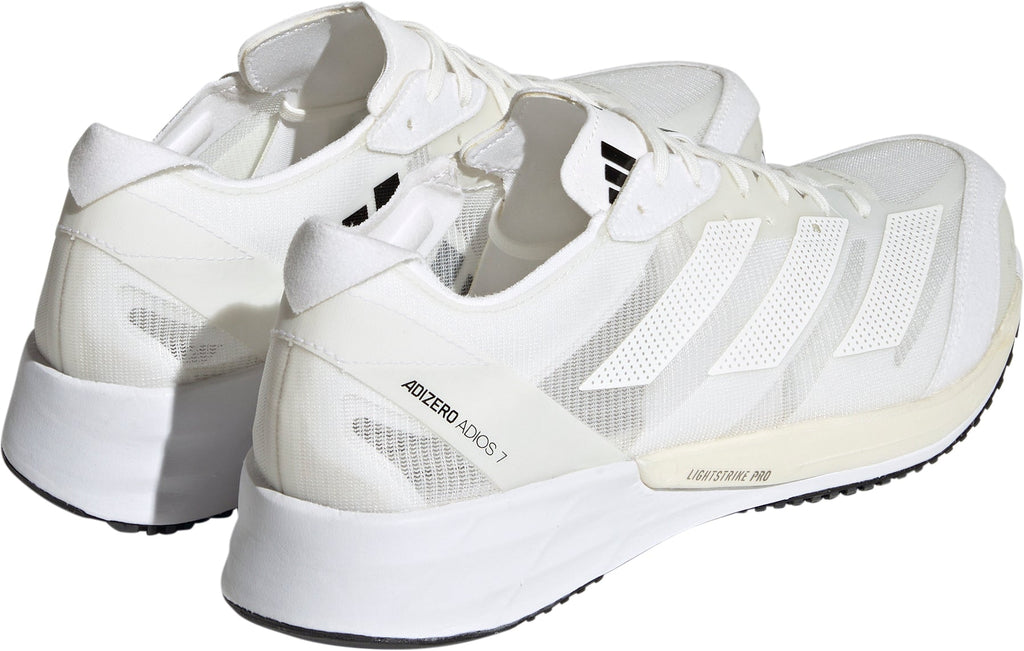 adidas Adizero Adios 7 Men's Running Shoes - White | Running & Training