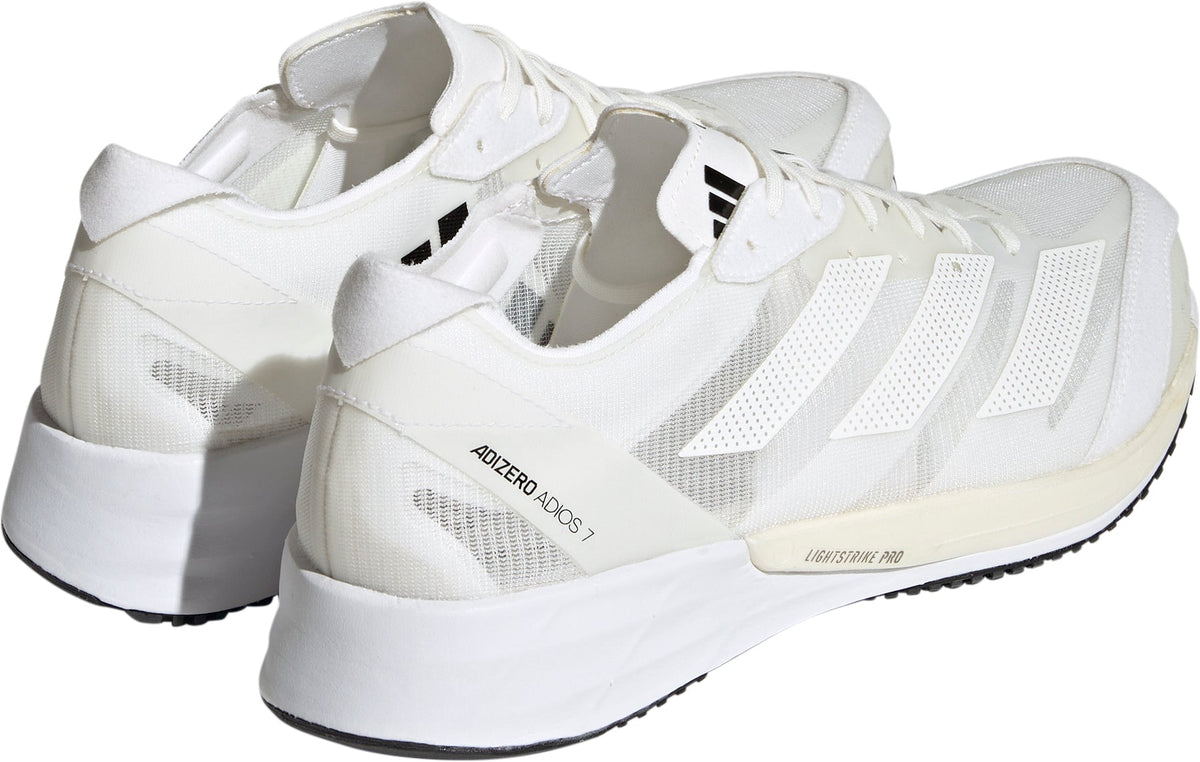 adidas Adizero Adios 7 Men's Running Shoes - White | Running & Training
