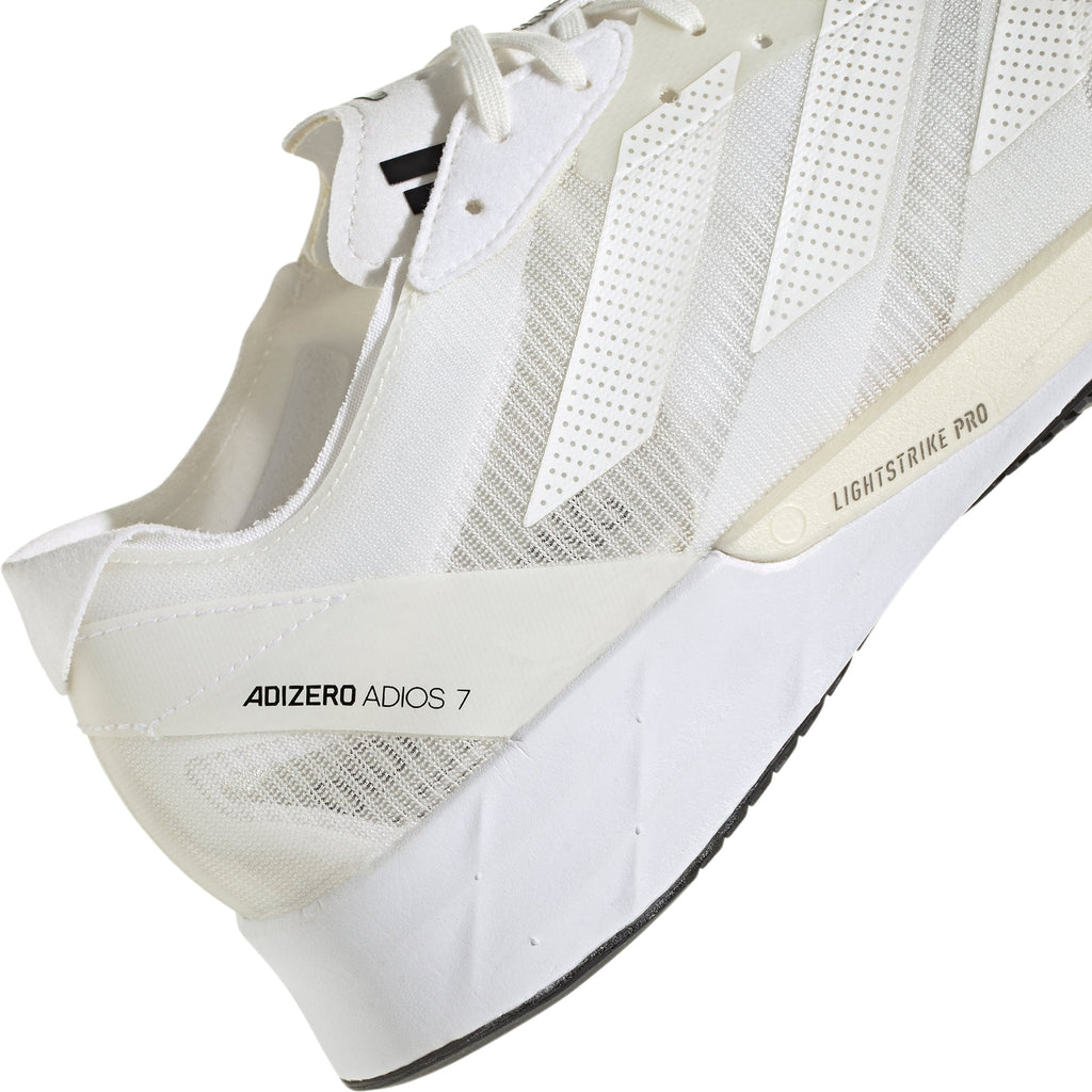 adidas Adizero Adios 7 Men's Running Shoes - White | Running & Training