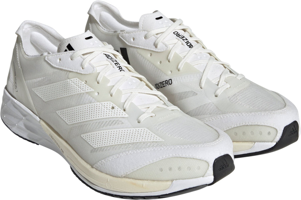 adidas Adizero Adios 7 Men's Running Shoes - White | Running & Training
