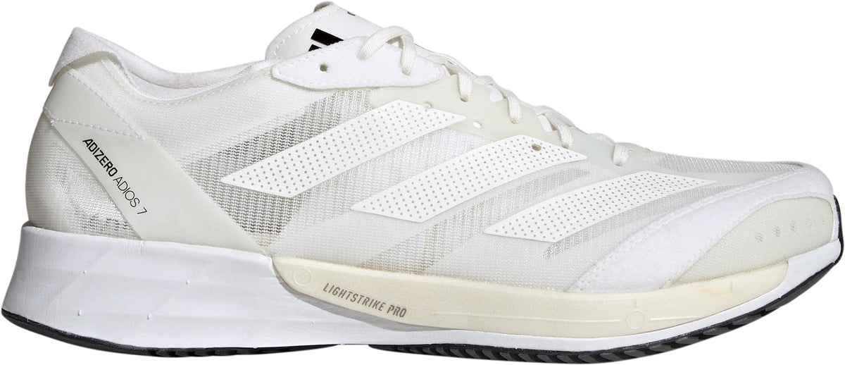 adidas Adizero Adios 7 Men's Running Shoes - White | Running & Training