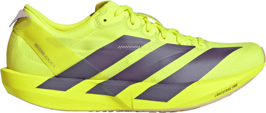 adidas Adizero Adios 9 Women's Running Shoes - Yellow | Running & Training