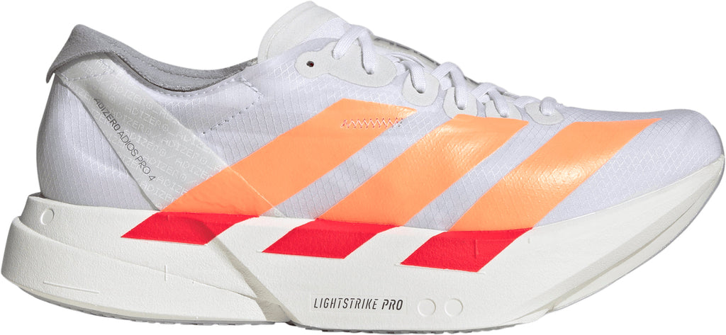 adidas Adizero Adios Pro 4 Women's Running Shoes - White | Running & Training