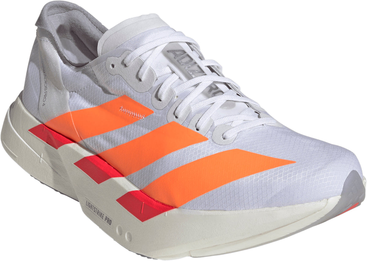 adidas Adizero Adios Pro 4 Men's Running Shoes - White | Running & Training