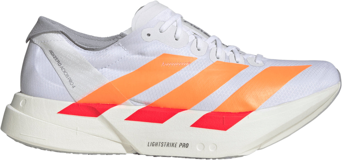 adidas Adizero Adios Pro 4 Men's Running Shoes - White | Running & Training