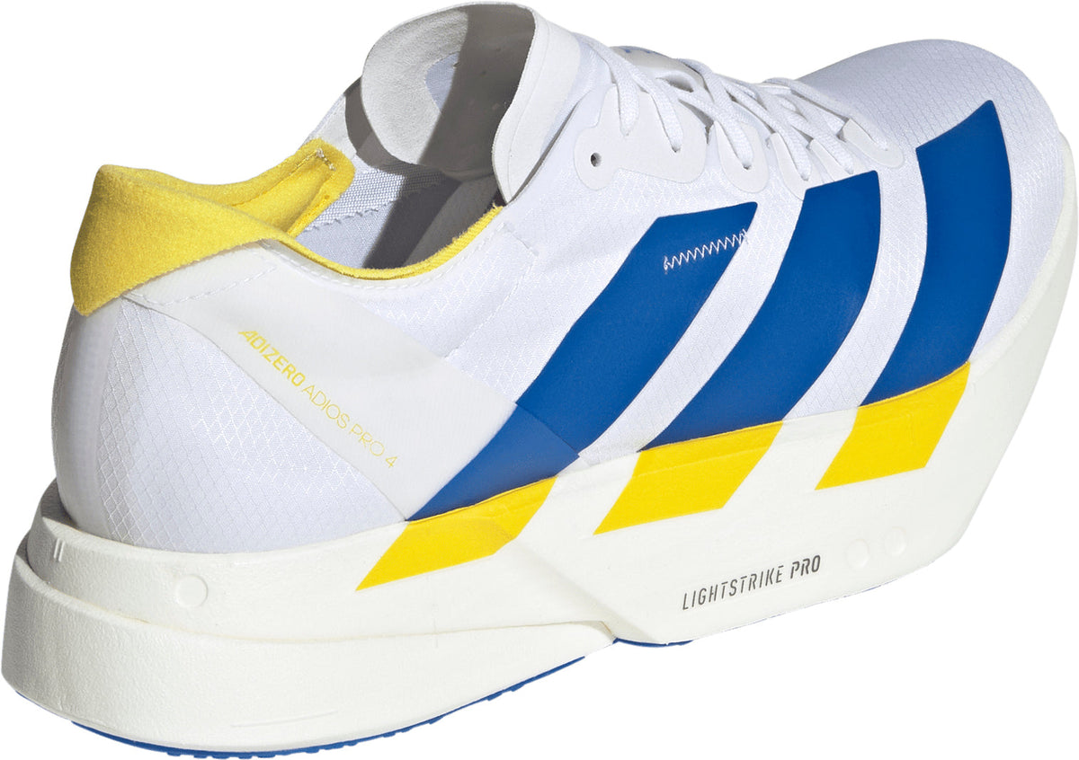 adidas Adizero Adios Pro 4 Men's Running Shoes - White | Running & Training