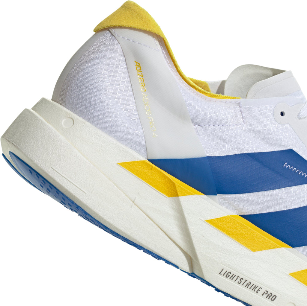 adidas Adizero Adios Pro 4 Men's Running Shoes - White | Running & Training