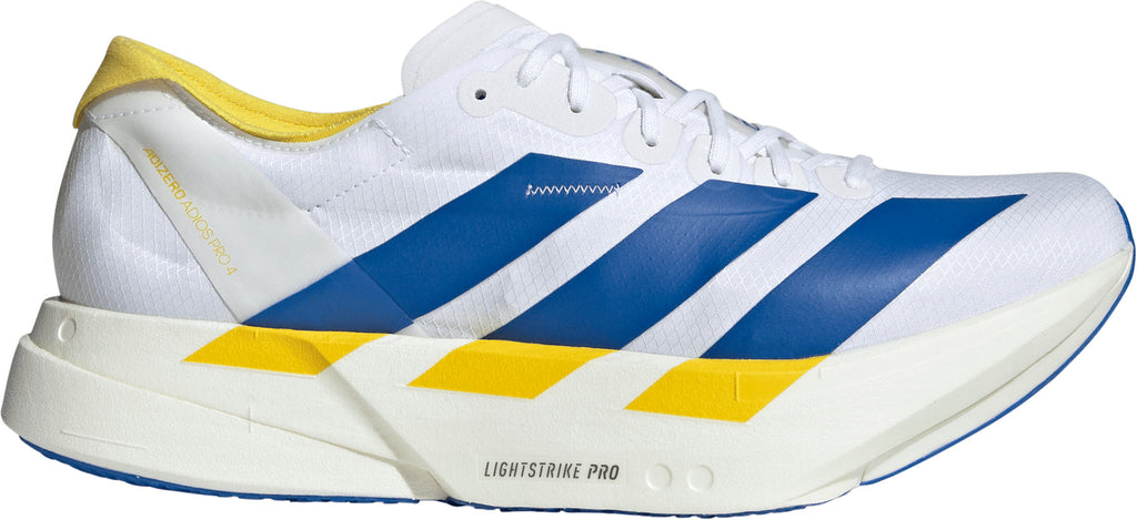 adidas Adizero Adios Pro 4 Men's Running Shoes - White | Running & Training