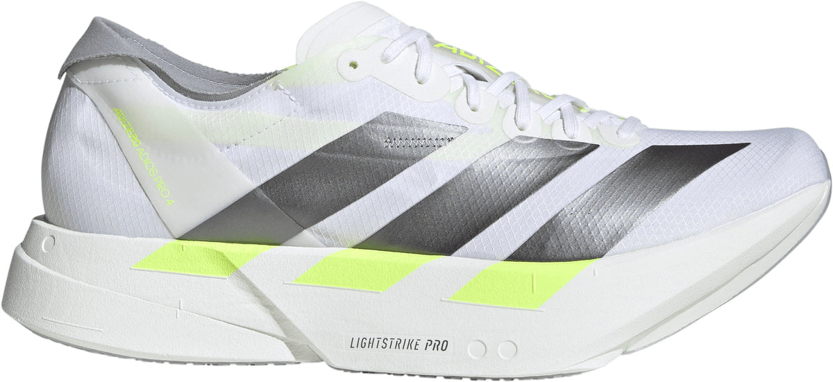adidas Adizero Adios Pro 4 Men's Running Shoes - White | Running & Training