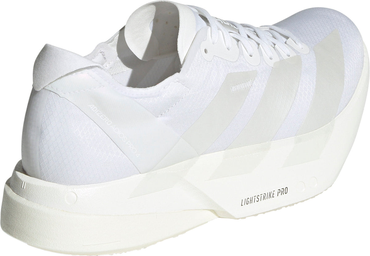adidas Adizero Adios Pro 4 Men's Running Shoes - White | Running & Training