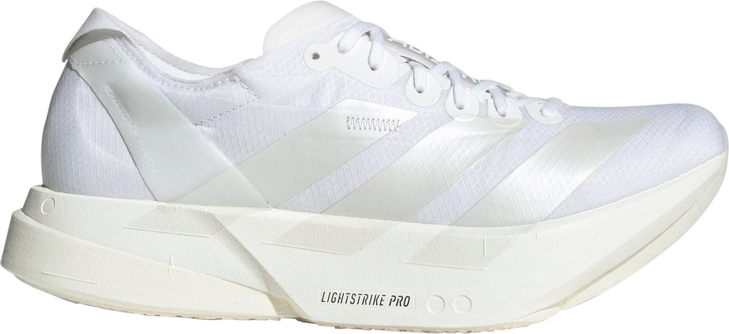 adidas Adizero Adios Pro 4 Men's Running Shoes - White | Running & Training
