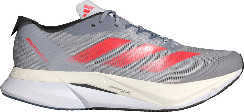 adidas Adizero Boston 12 Men's Running Shoes - Grey | Running & Training