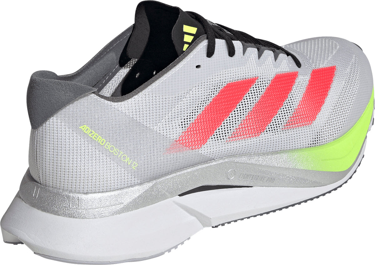 adidas Adizero Boston 12 Men's Running Shoes - Grey | Running & Training