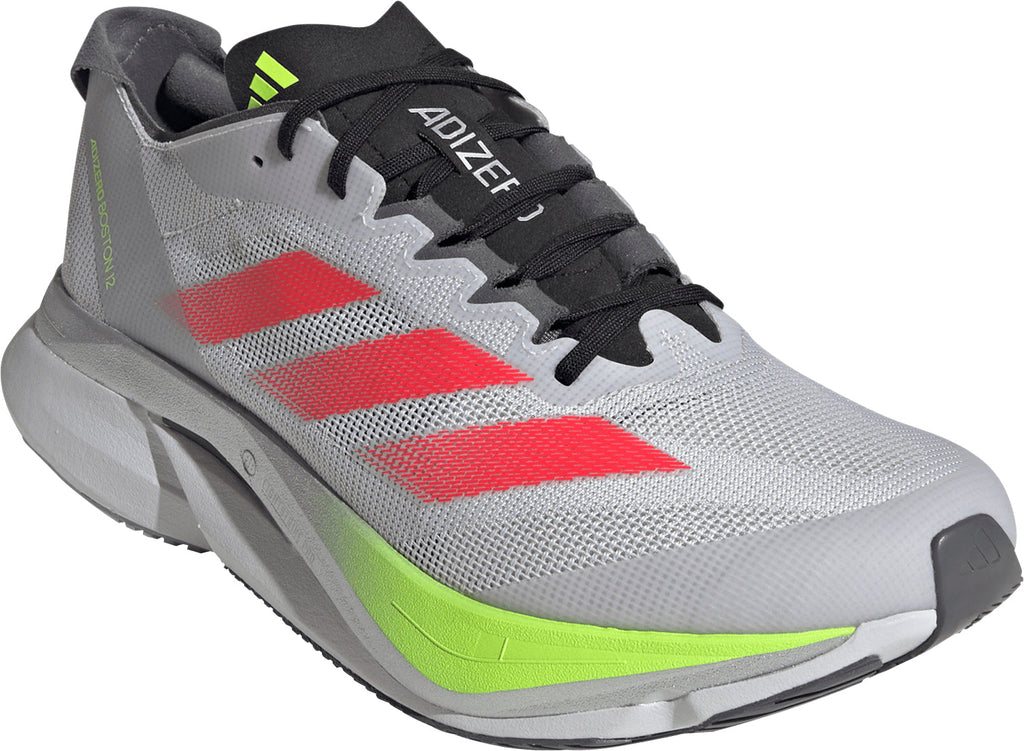 adidas Adizero Boston 12 Men's Running Shoes - Grey | Running & Training