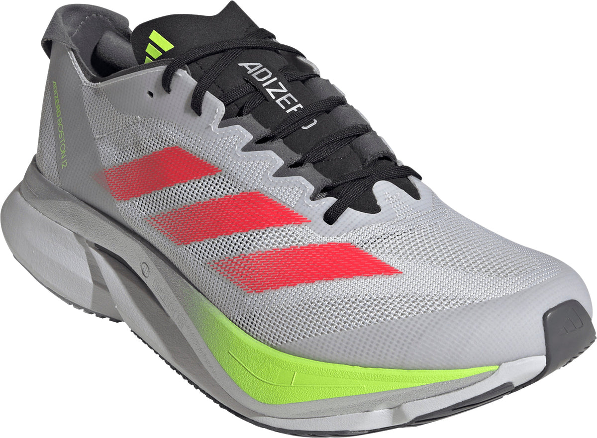 adidas Adizero Boston 12 Men's Running Shoes - Grey | Running & Training