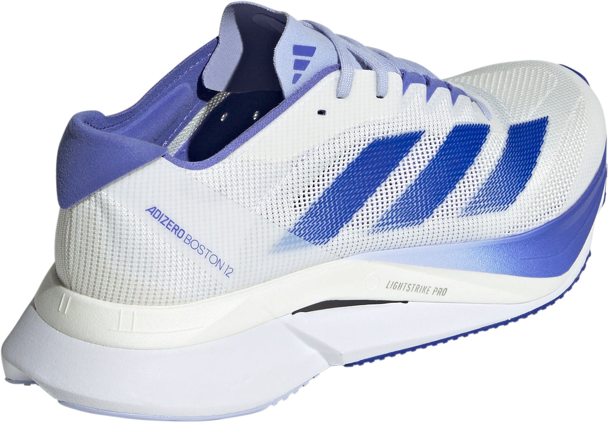 adidas Adizero Boston 12 Women's Running Shoes - White | Running & Training
