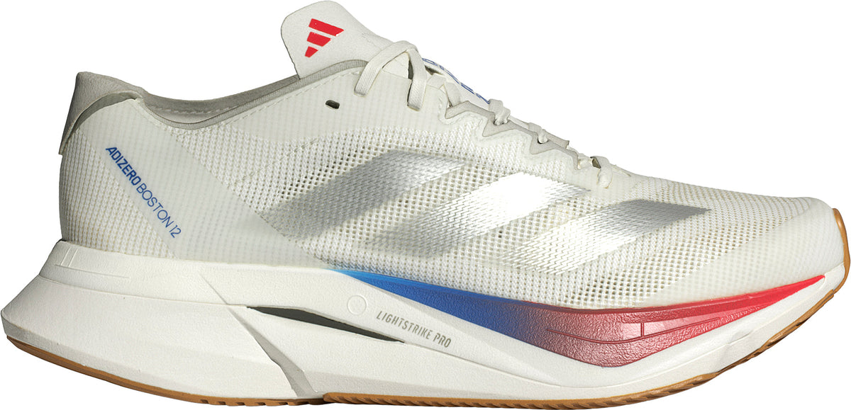 adidas Adizero Boston 12 Women's Running Shoes - White | Running & Training