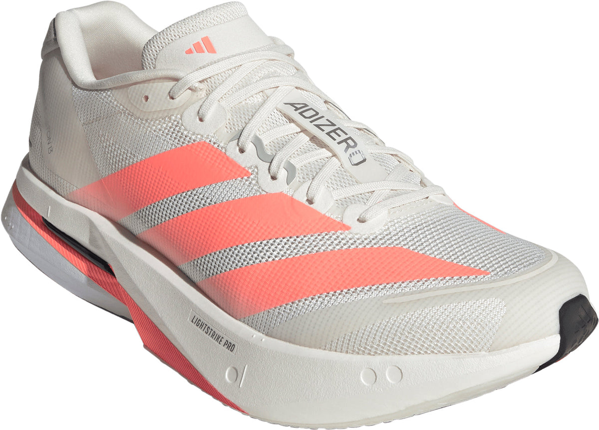 adidas Adizero Boston 13 Men's Running Shoes - Cream | Running & Training