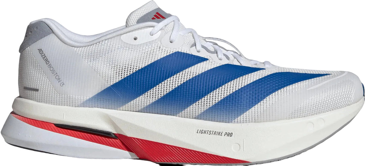 adidas Adizero Boston 13 Men's Running Shoes - White | Running & Training