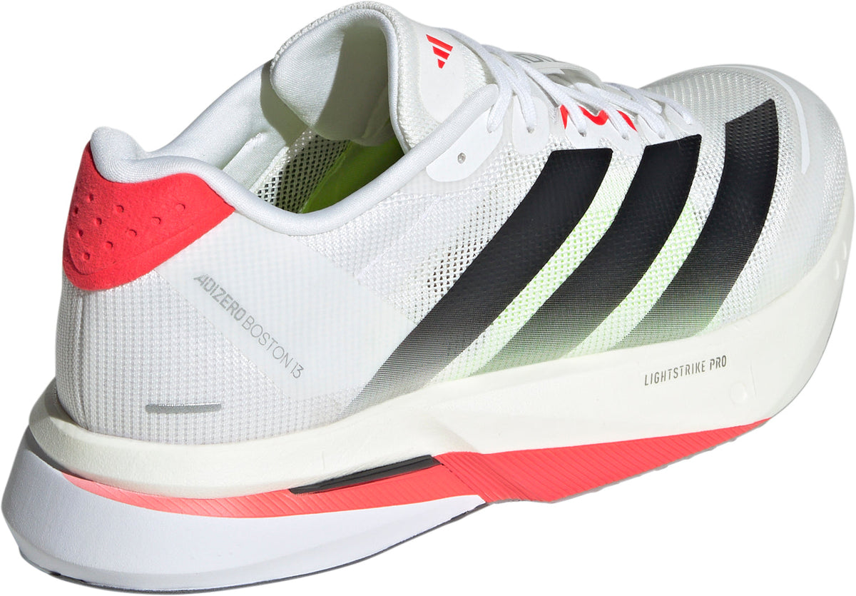 adidas Adizero Boston 13 Men's Running Shoes - White | Running & Training