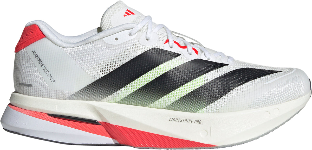 adidas Adizero Boston 13 Men's Running Shoes - White | Running & Training