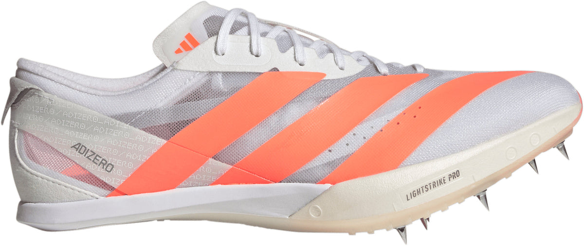adidas Adizero Finesse Running Spikes - White | Running & Training