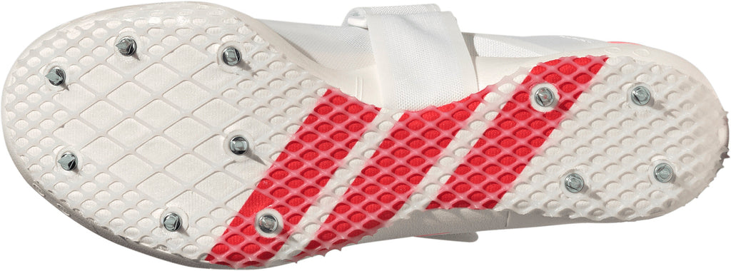 adidas Adizero High Jump Field Event Spikes - White | Training & Fitness
