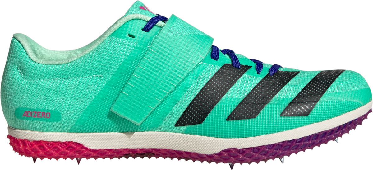 adidas Adizero High Jump Field Event Spikes - Green | Training & Fitness