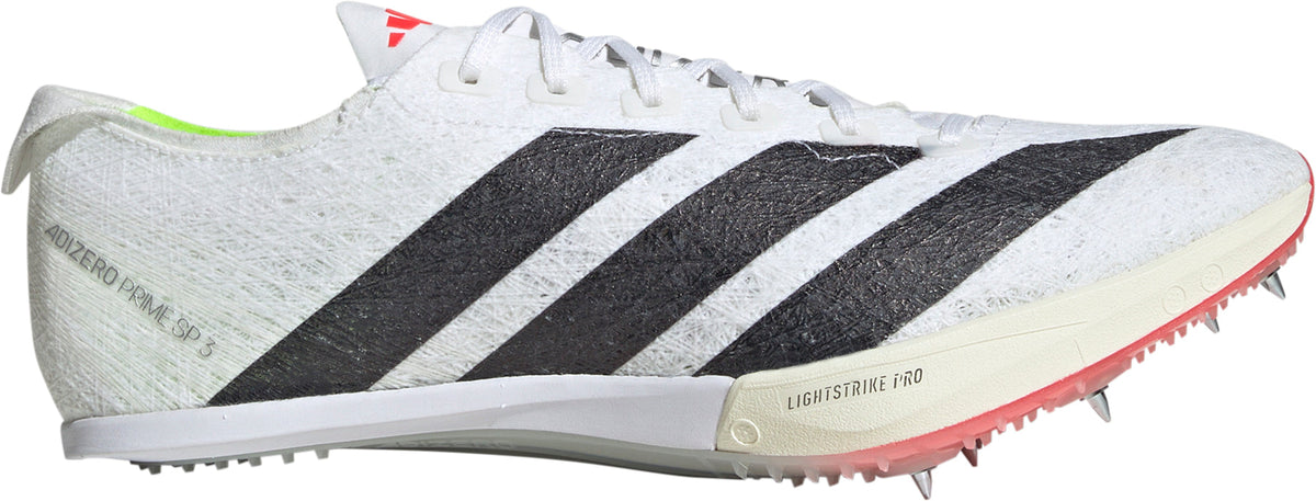 adidas Adizero Prime SP 3 Strung Running Spikes - White | Running & Training