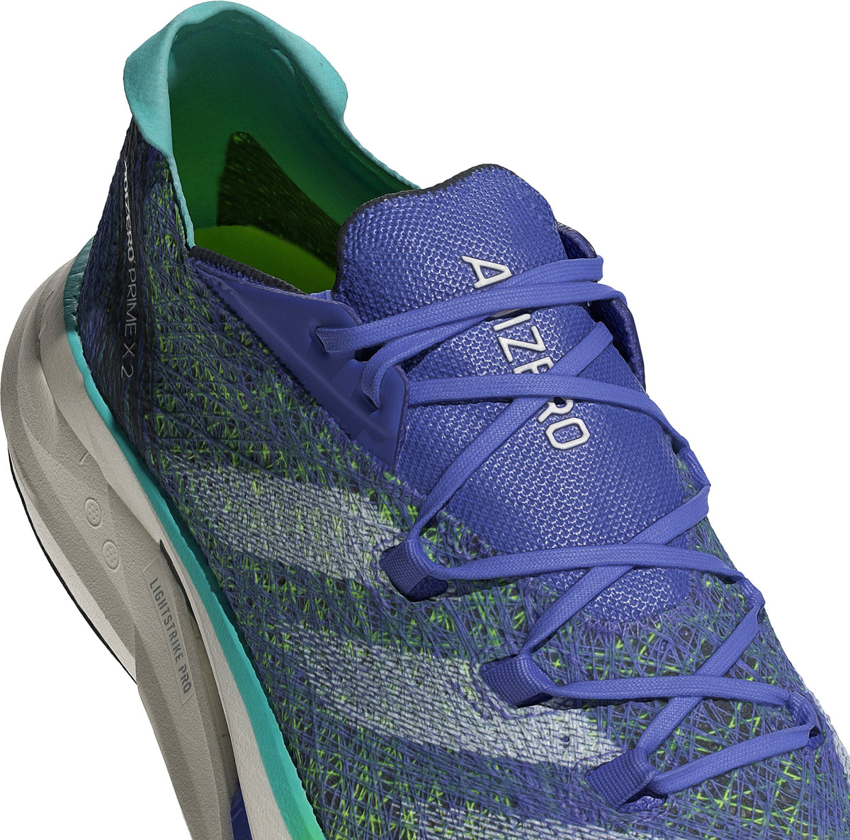 adidas Adizero Prime X 2.0 Strung Running Shoes - Blue | Running & Training