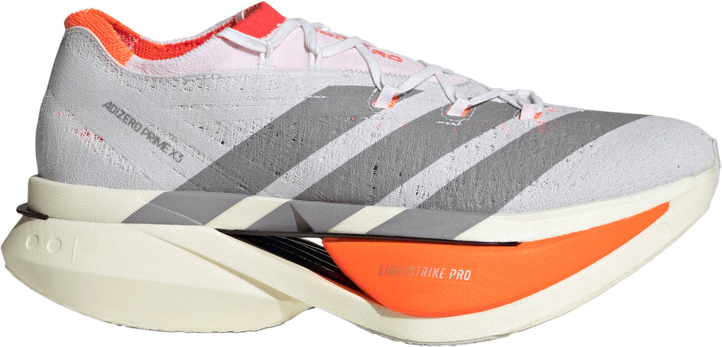 adidas Adizero Prime X3 Strung Running Shoes - White | Running & Training