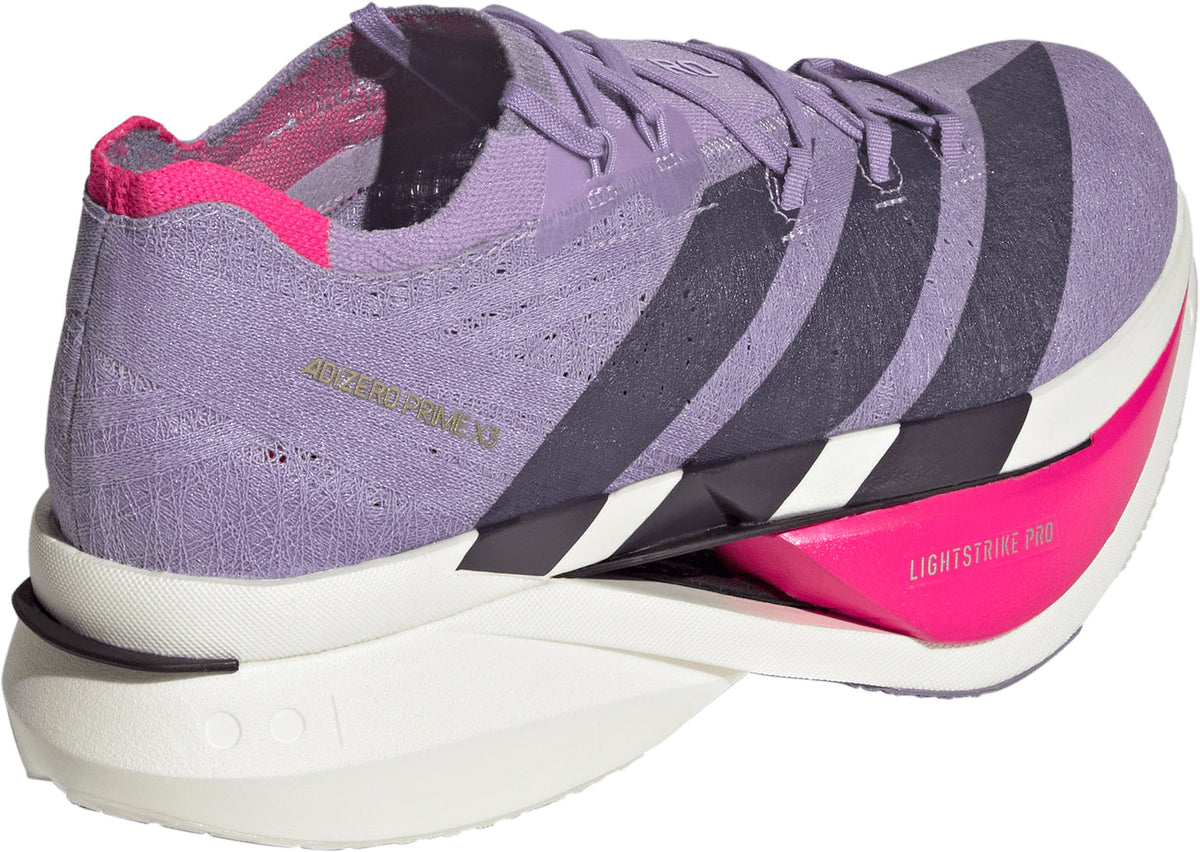 adidas Adizero Prime X3 Strung Running Shoes - Purple | Running & Training
