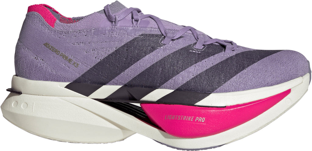 adidas Adizero Prime X3 Strung Running Shoes - Purple | Running & Training