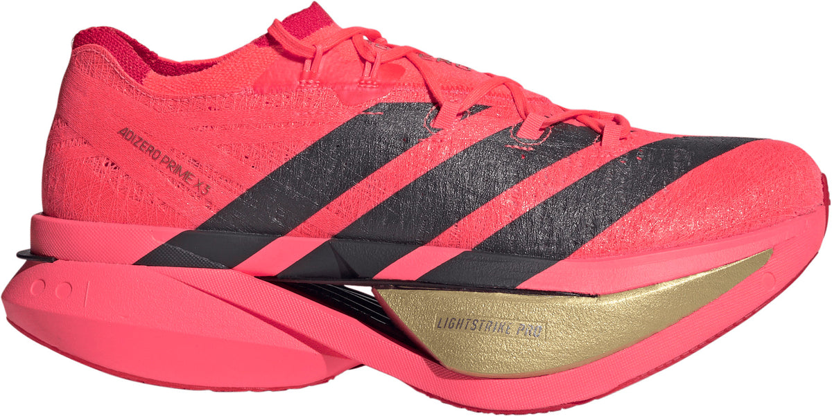adidas Adizero Prime X3 Strung Running Shoes - Red | Running & Training