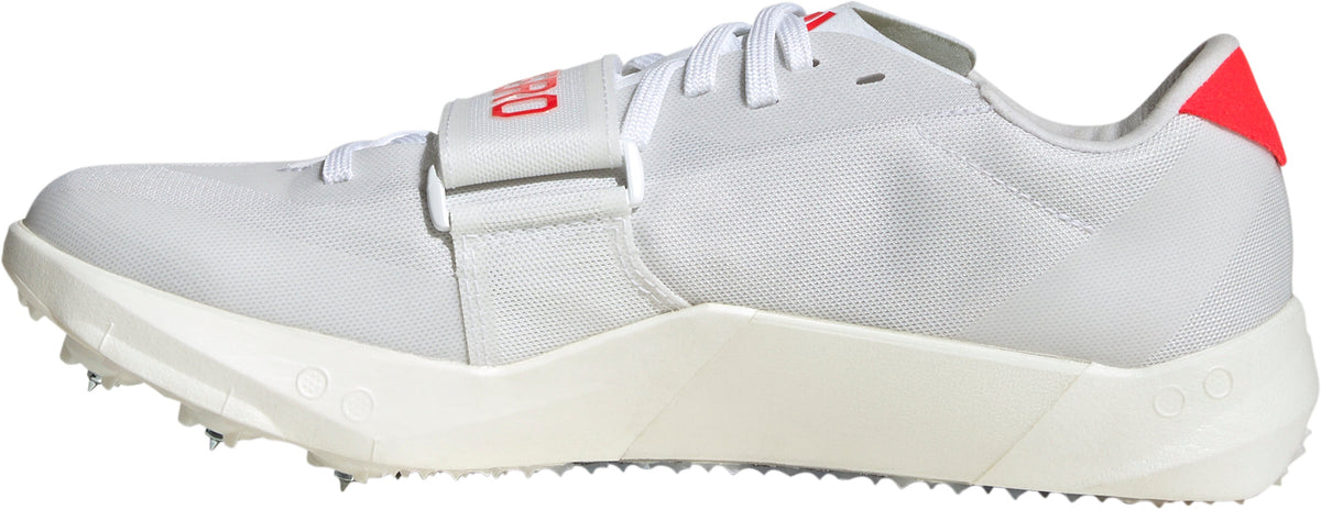adidas Adizero Triple Jump & Pole Vault Field Event Spikes - White | Training & Fitness