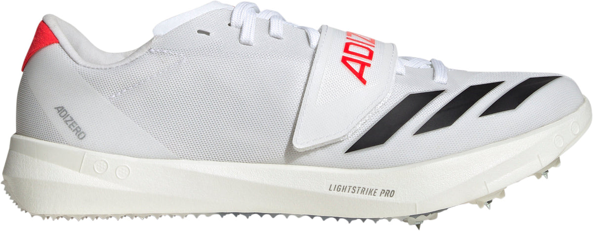 adidas Adizero Triple Jump & Pole Vault Field Event Spikes - White | Training & Fitness