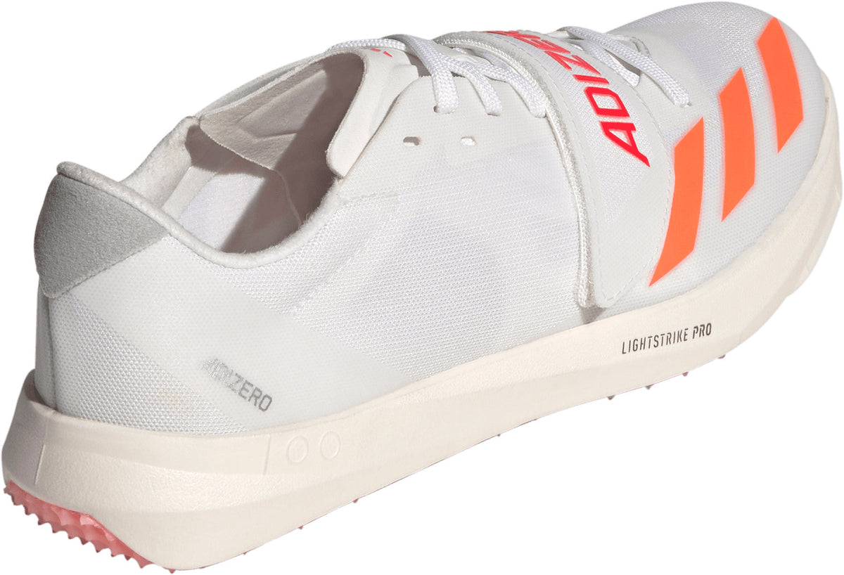 adidas Adizero Triple Jump & Pole Vault Field Event Spikes - White | Training & Fitness