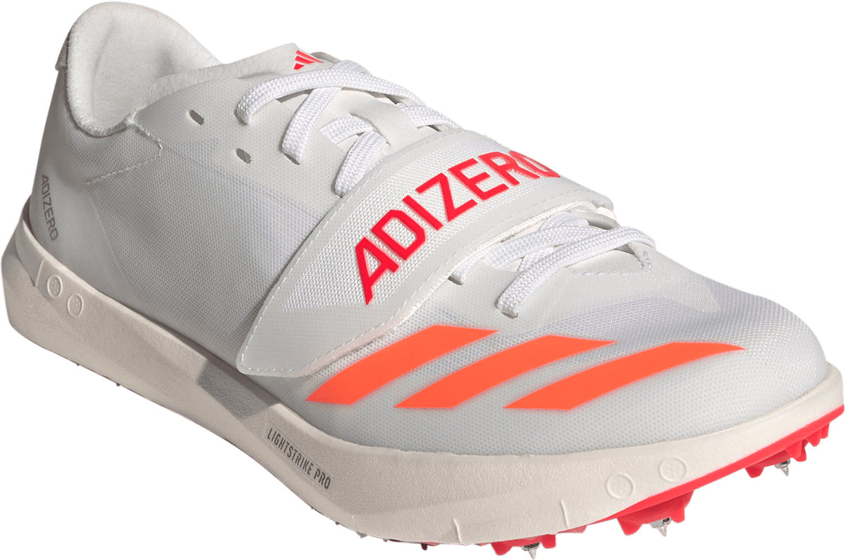 adidas Adizero Triple Jump & Pole Vault Field Event Spikes - White | Training & Fitness